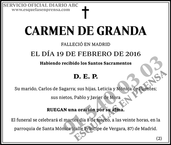 Carmen de Granda